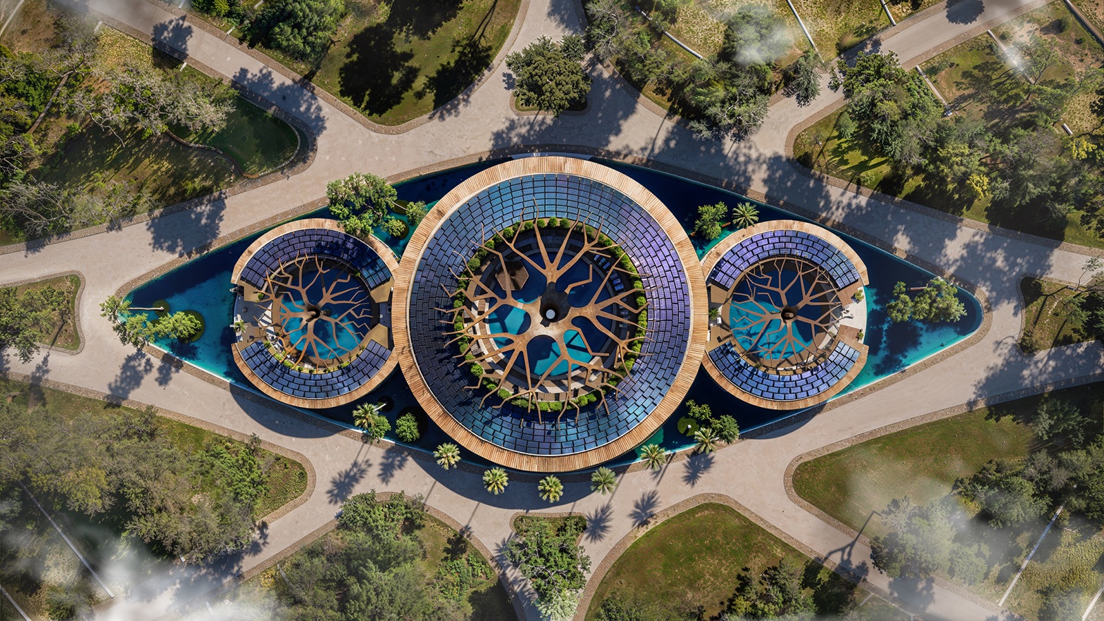 Clubhouse aerial view